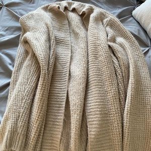 Chunky knit cardigan:)